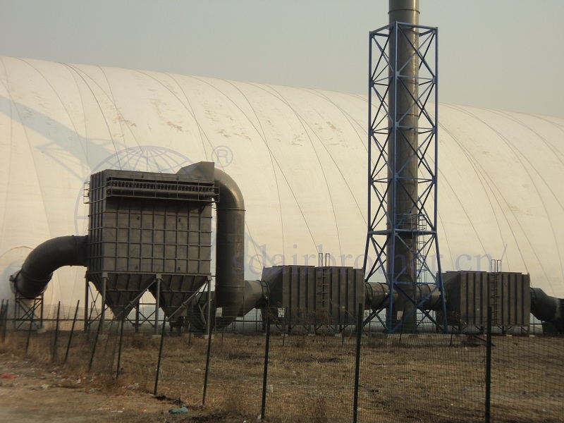 充氣膜污染土處理車(chē)間1 充氣膜污染土處理車(chē)間1