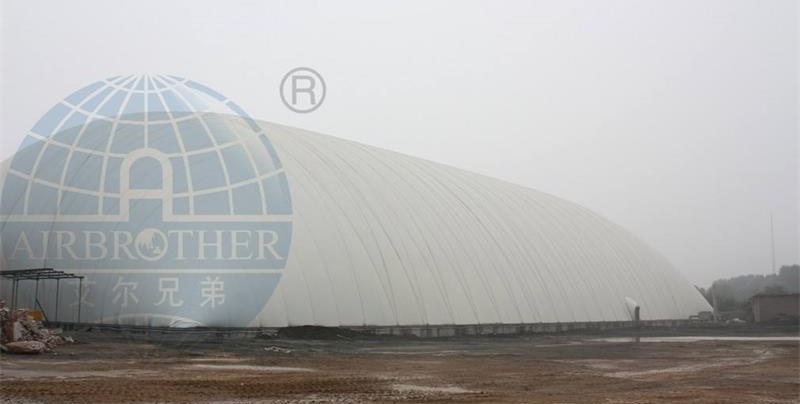 為控制煤場揚(yáng)塵對外部空氣的污染，新型氣膜結(jié)構(gòu)煤棚閃亮登場！