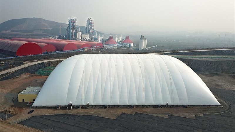 煤場環(huán)保全封閉用哪種建筑形式好？