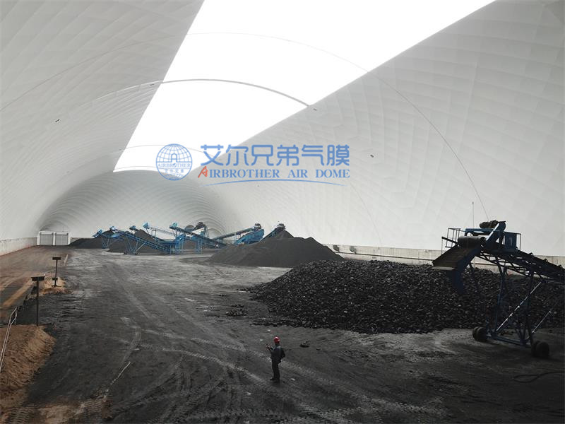 氣膜建筑：新型儲(chǔ)煤建筑，有效改善煤場(chǎng)與環(huán)境的關(guān)系