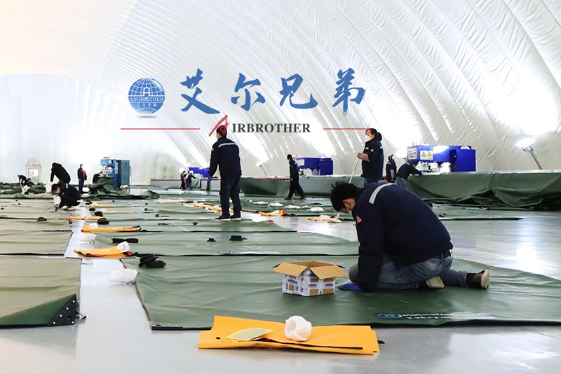 氣膜工業(yè)廠房安裝不受場地限制，配置齊全