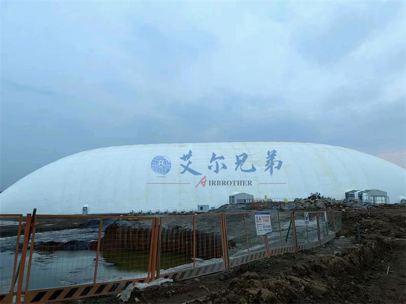 氣承式基坑氣膜，施工現(xiàn)場的綠色防護罩